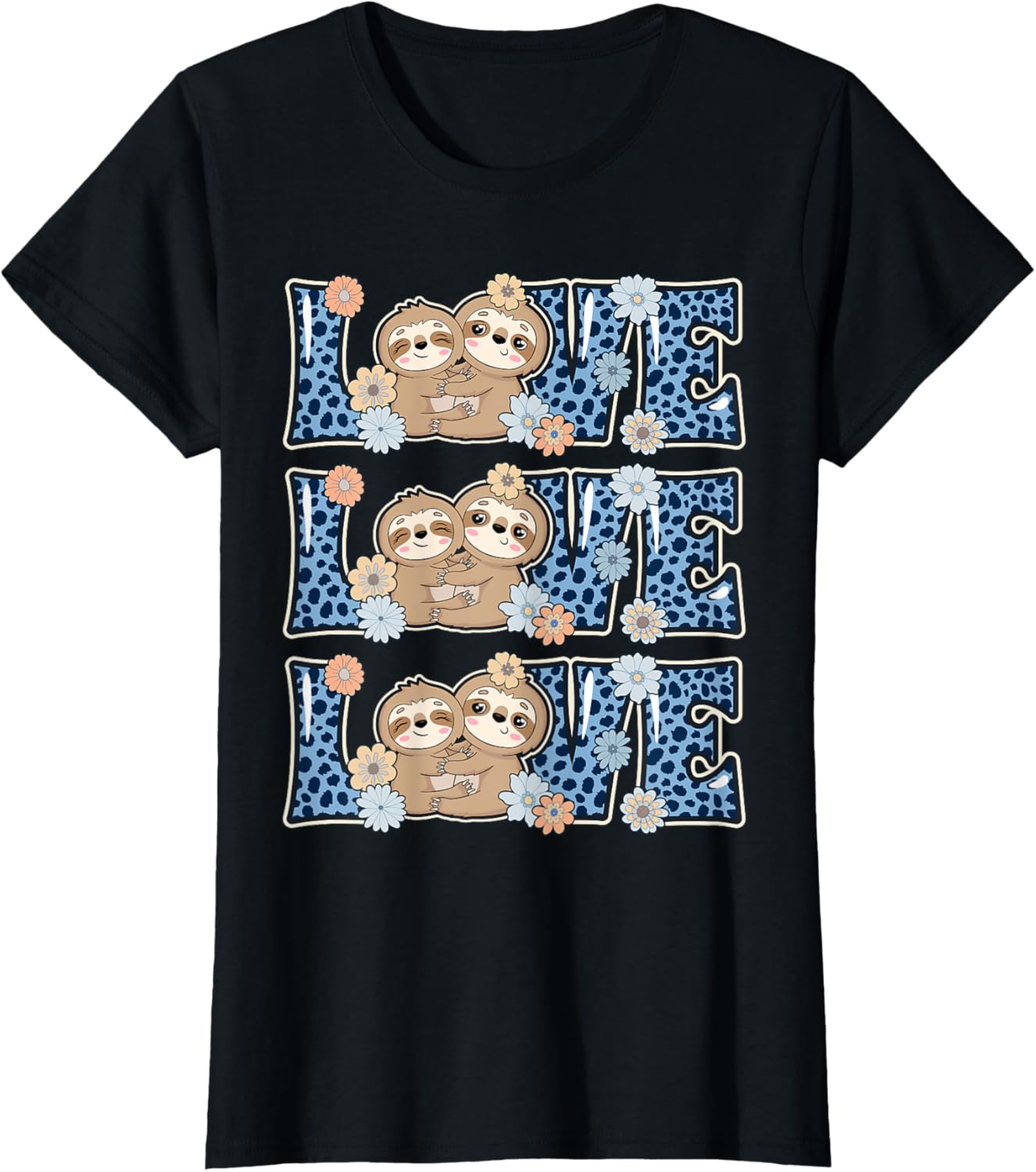 Love Sloth Women Sloth Lover Outfit Girls Kids Cute Sloth Apparel Streetwear Style Hot Right Now