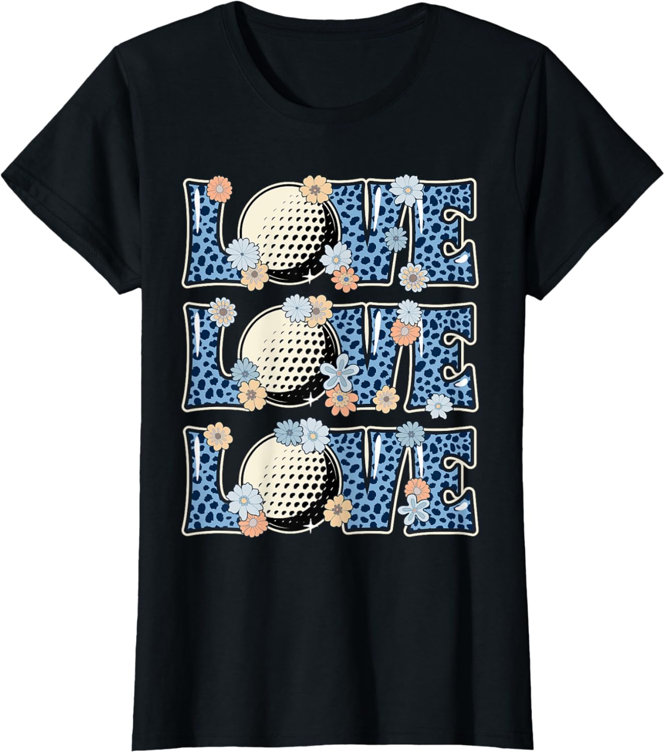 Love Golf Lover Outfit Women Teen Girls Kids Cute Golf T Shirt Streetwear Style US Top Pick
