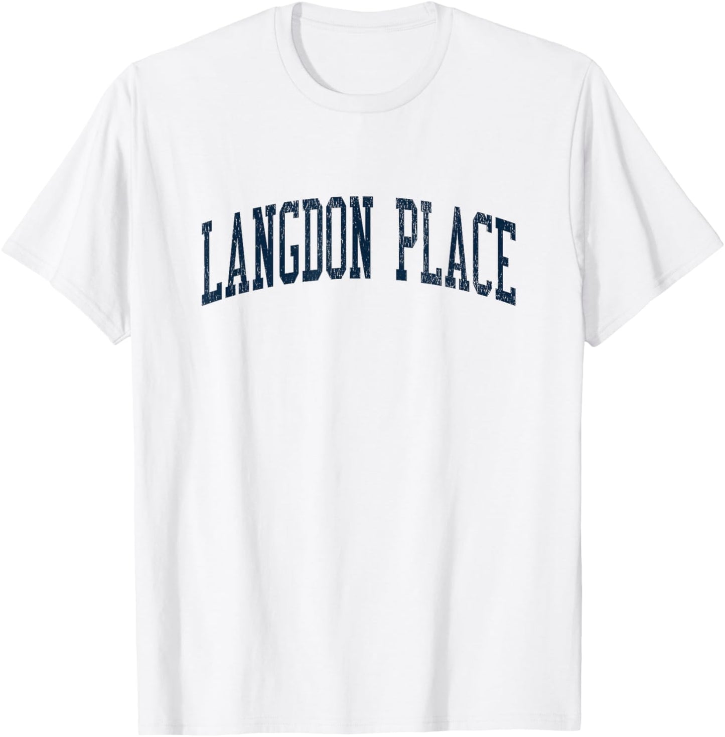 Langdon Place KY Vintage Athletic Sports JSN2 Navy Print Apparel | Premium Quality | Customer Favorite