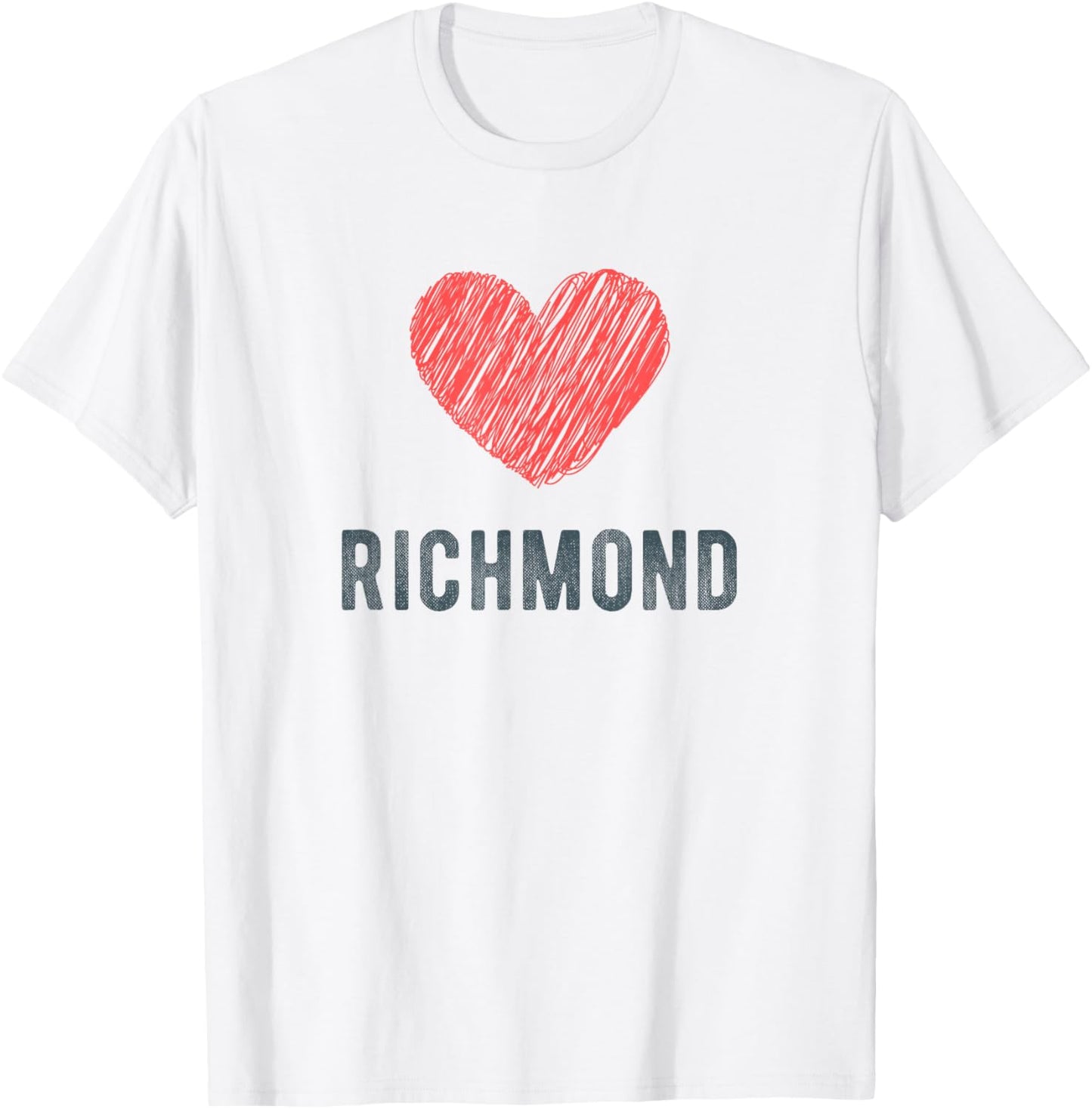 Richmond Heart Love Favorite City or Place Apparel | Google Shopping Optimized | Customer Favorite
