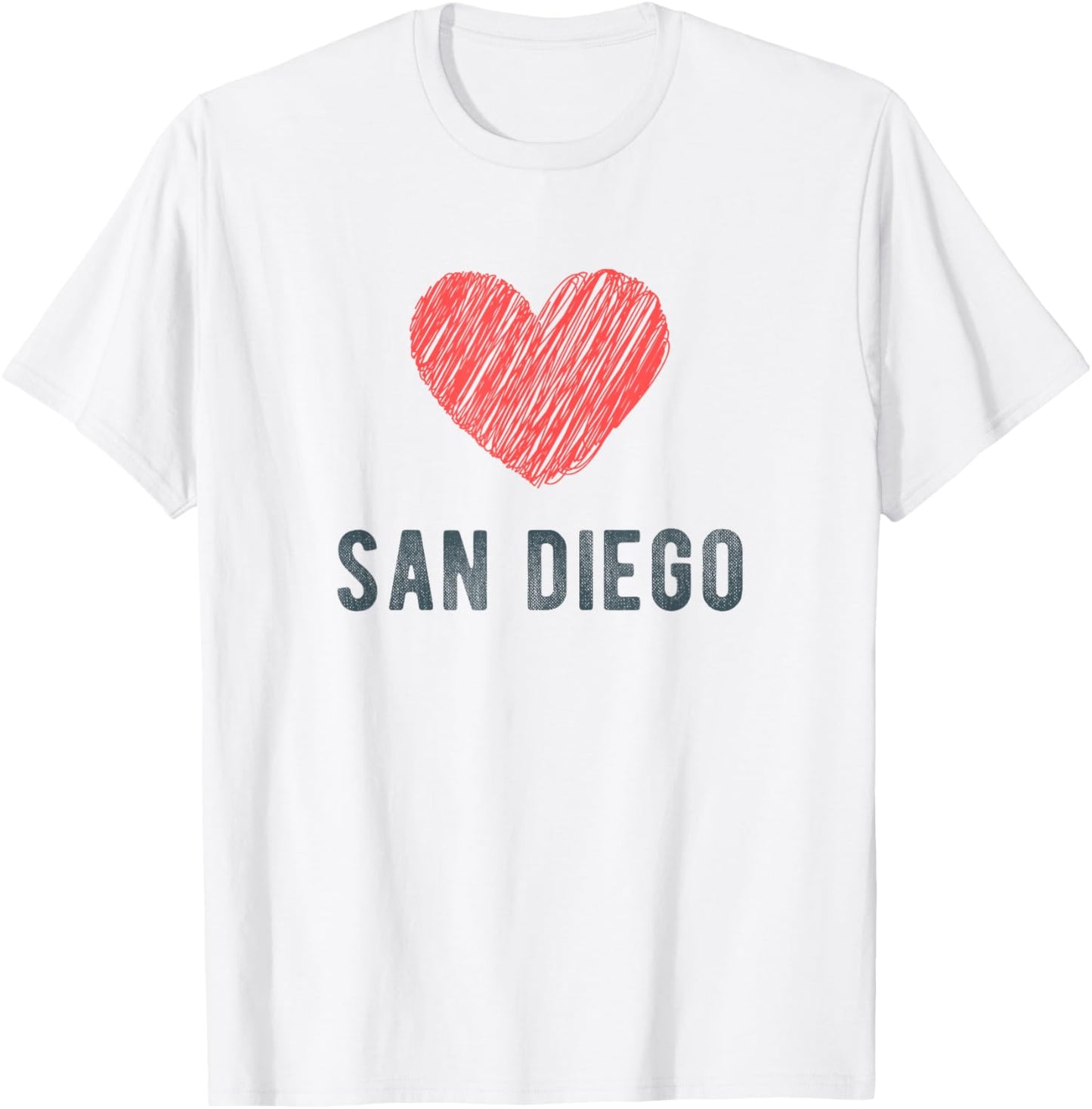 San Diego Heart Love Favorite City or Place Apparel | Bestseller Style | Customer Favorite