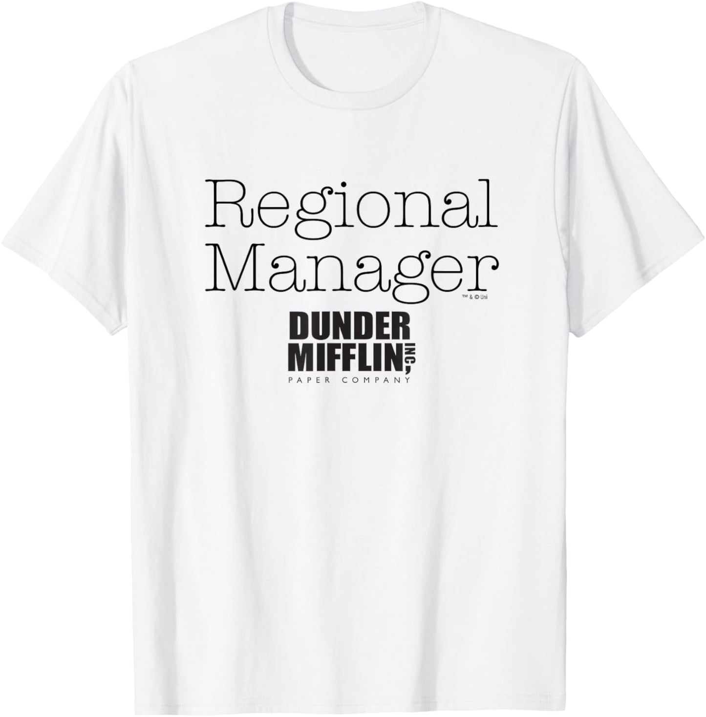 The Office Regional Manger Michael Scott Standard T-Shirt T-Shirt | US Best Seller