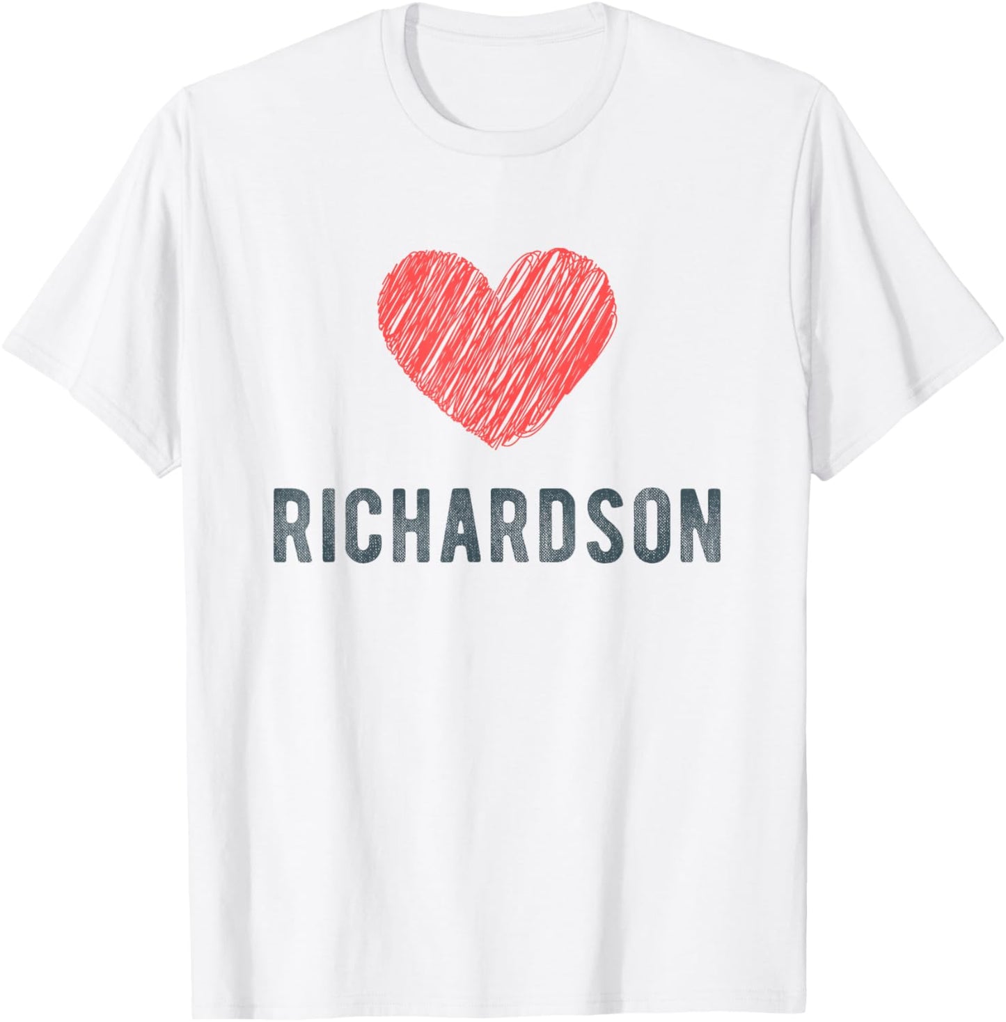 Richardson Heart Love Favorite City or Place Apparel | Google Shopping Optimized | Perfect Gift Choice