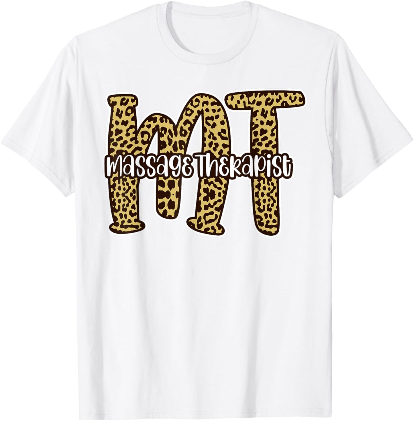 Licensed Massage Therapist Therapy Leopard Cheetah Apparel Streetwear Style Gift Ready