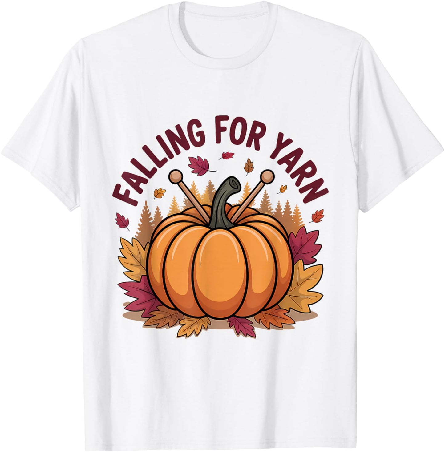 Falling for Yarn Knitting, Cute Autumn Pumpkin Yarn Yarn Supply | Viral US Pick | Perfect for Crafters