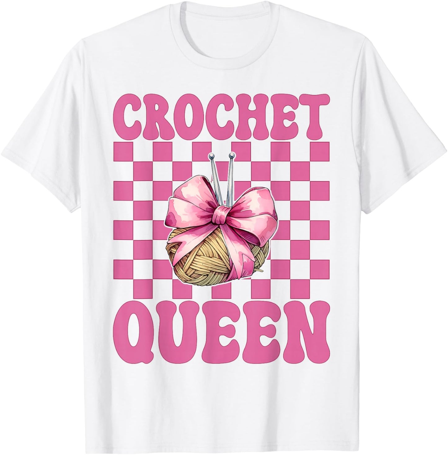 Crochet Queen Crocheting Crocheter Knitting Yarn Girl Mom Yarn Supply | Top Rated | Best Seller Choice