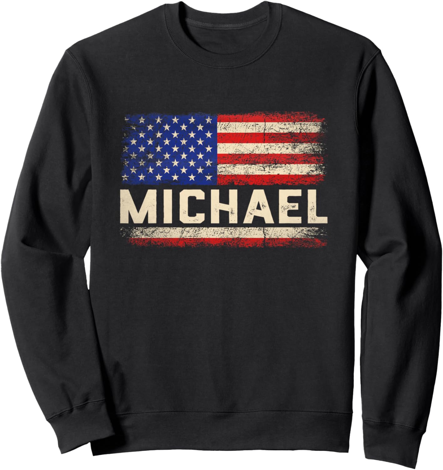Michael First Name Shirt Michael Name American Flag Sweatshirt T-Shirt | Everyday Casual Wear