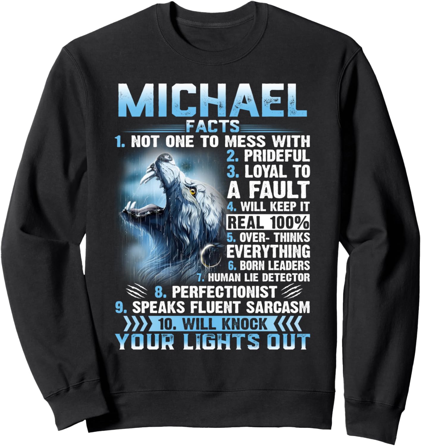 Funny Michael FACTS Shirt - Michael First Name Sweatshirt T-Shirt | Trending 2025