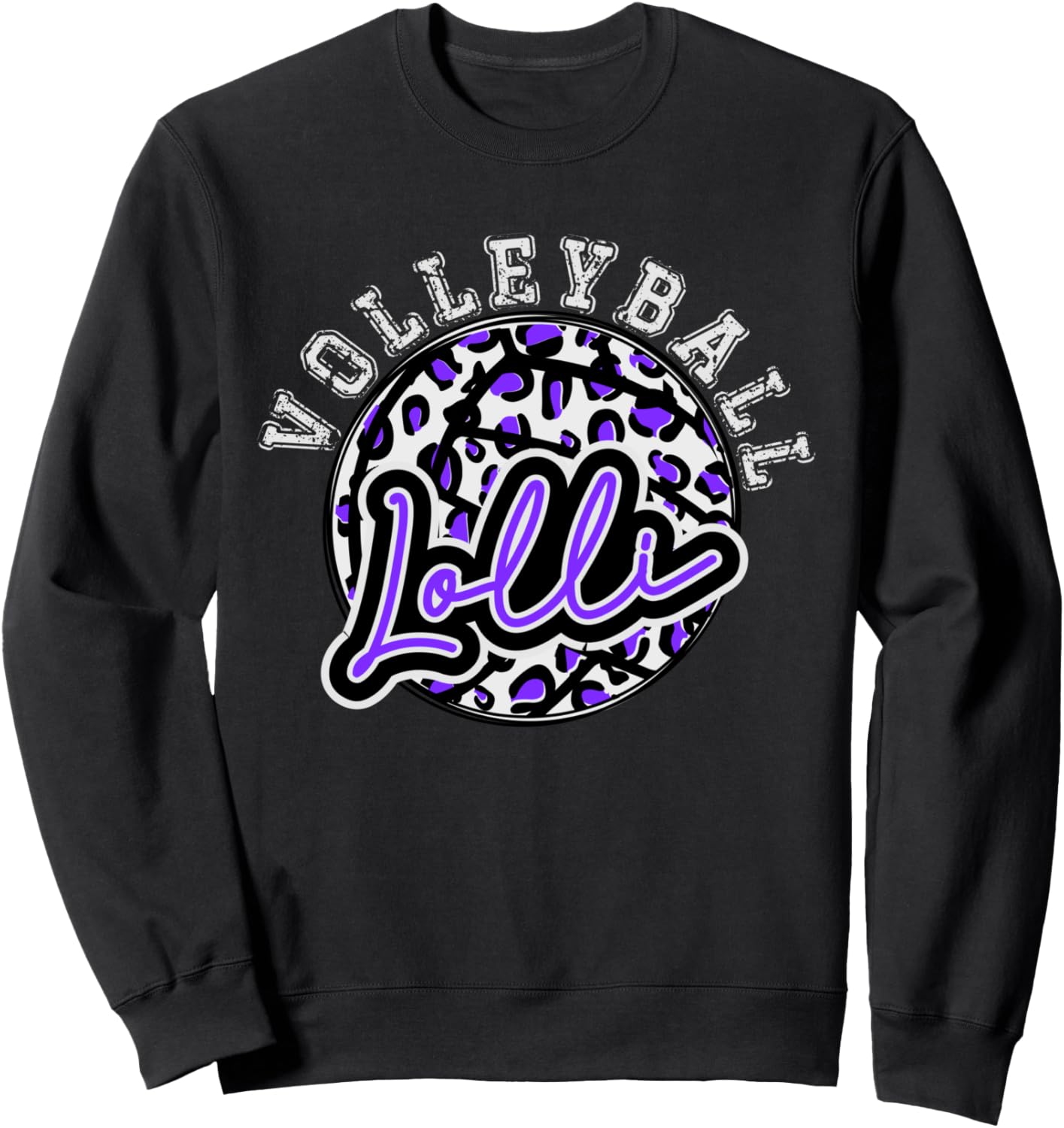 Leopard Cheetah Volleyball Purple Lolli Shirt Womens Trendy Sweatshirt T Shirt Trending US US Top Pick