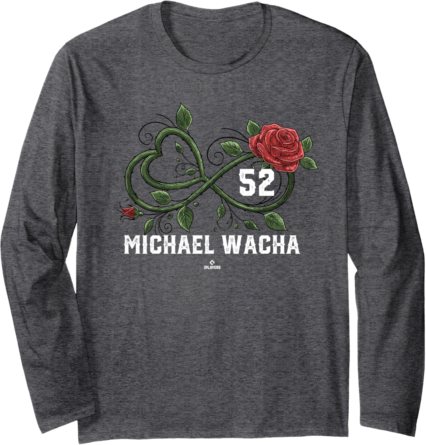 Infinite Heart Rose Thorns Michael Wacha Kansas City Long Sleeve Apparel | Trending 2025