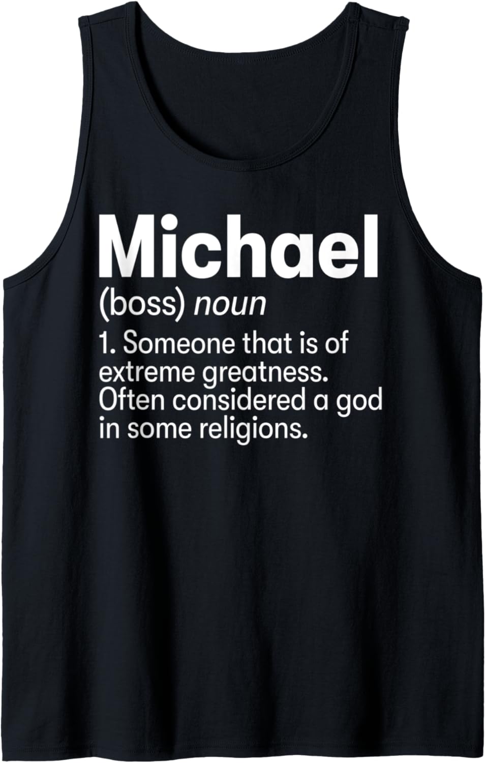 Michael Definition Name Michael Tank Top Tank Top | US Best Seller