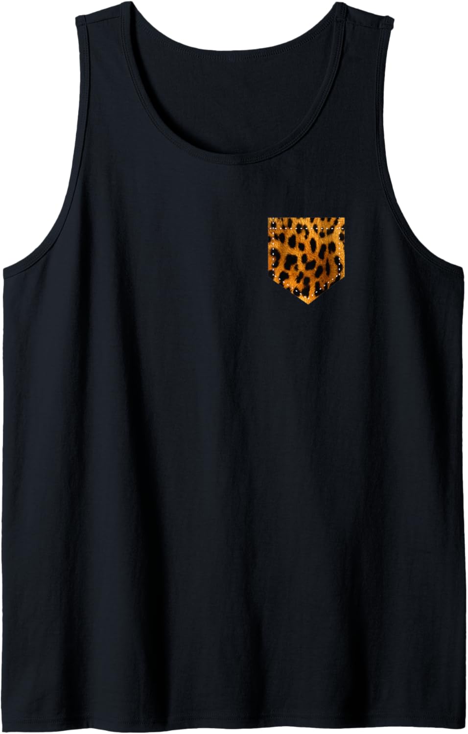 Leopard Print Pocket Cool Animal Lover Cheetah Print womens Tank Top Tank Top Trending US Best Seller Look