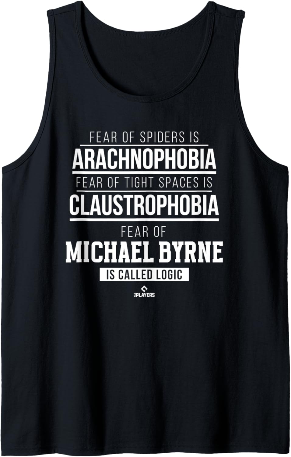 Fear of Michael Byrne Prospect Baseball Fan Gear Tank Top Tank Top | Premium Quality