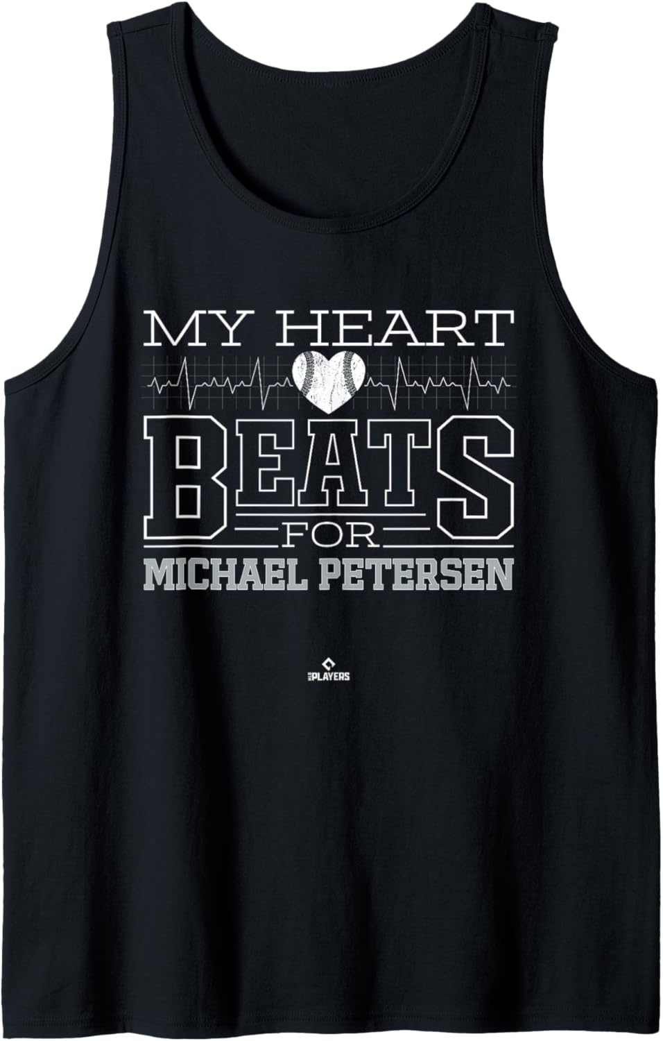 My Heart Beats for Michael Petersen Prospect Baseball Fan Tank Top Tank Top | Perfect Gift Idea