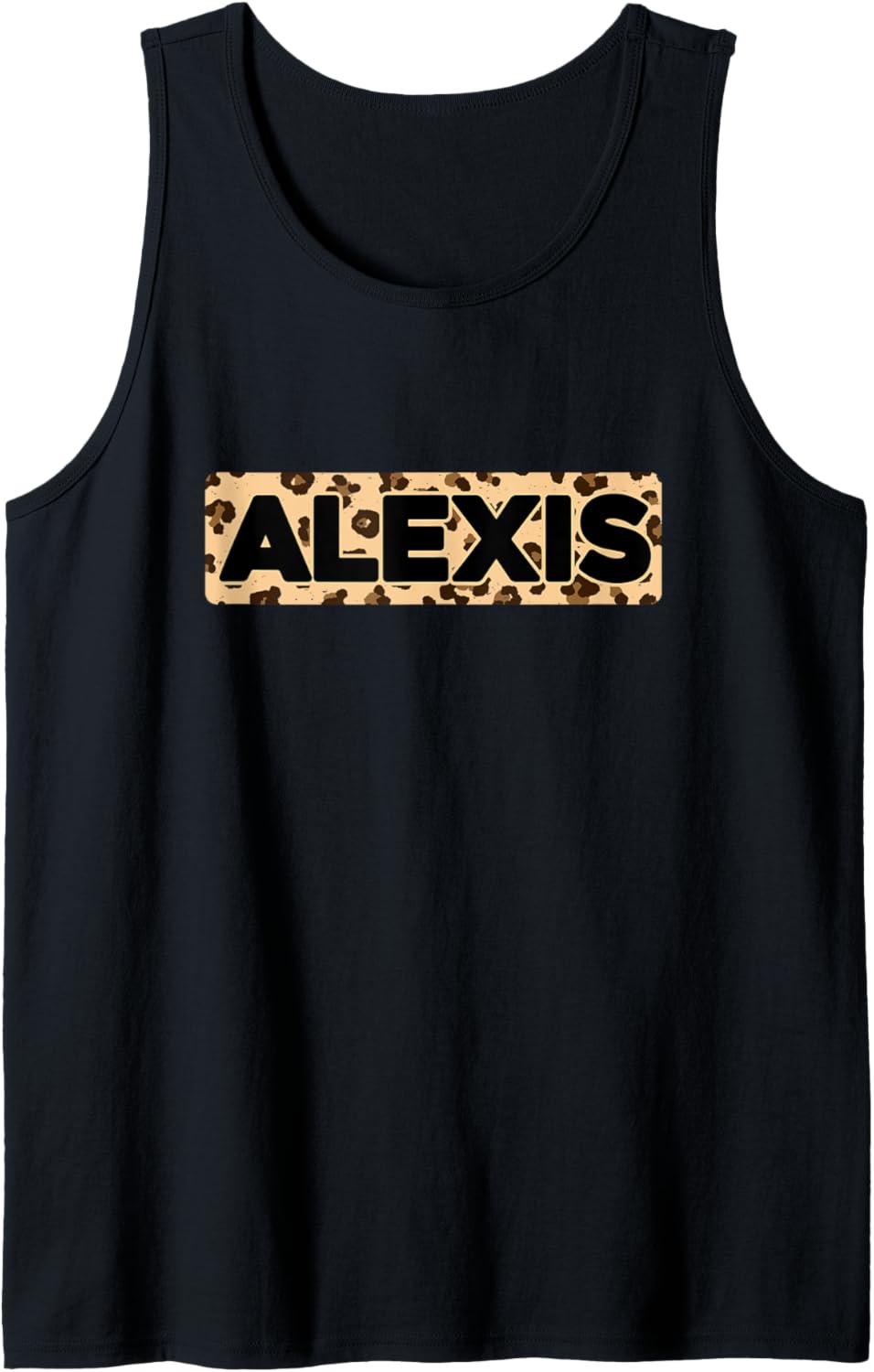 Funny Alexis Leopard Print Personalized Name Alexis Tank Top Tank Top High Search Demand Best Seller Look