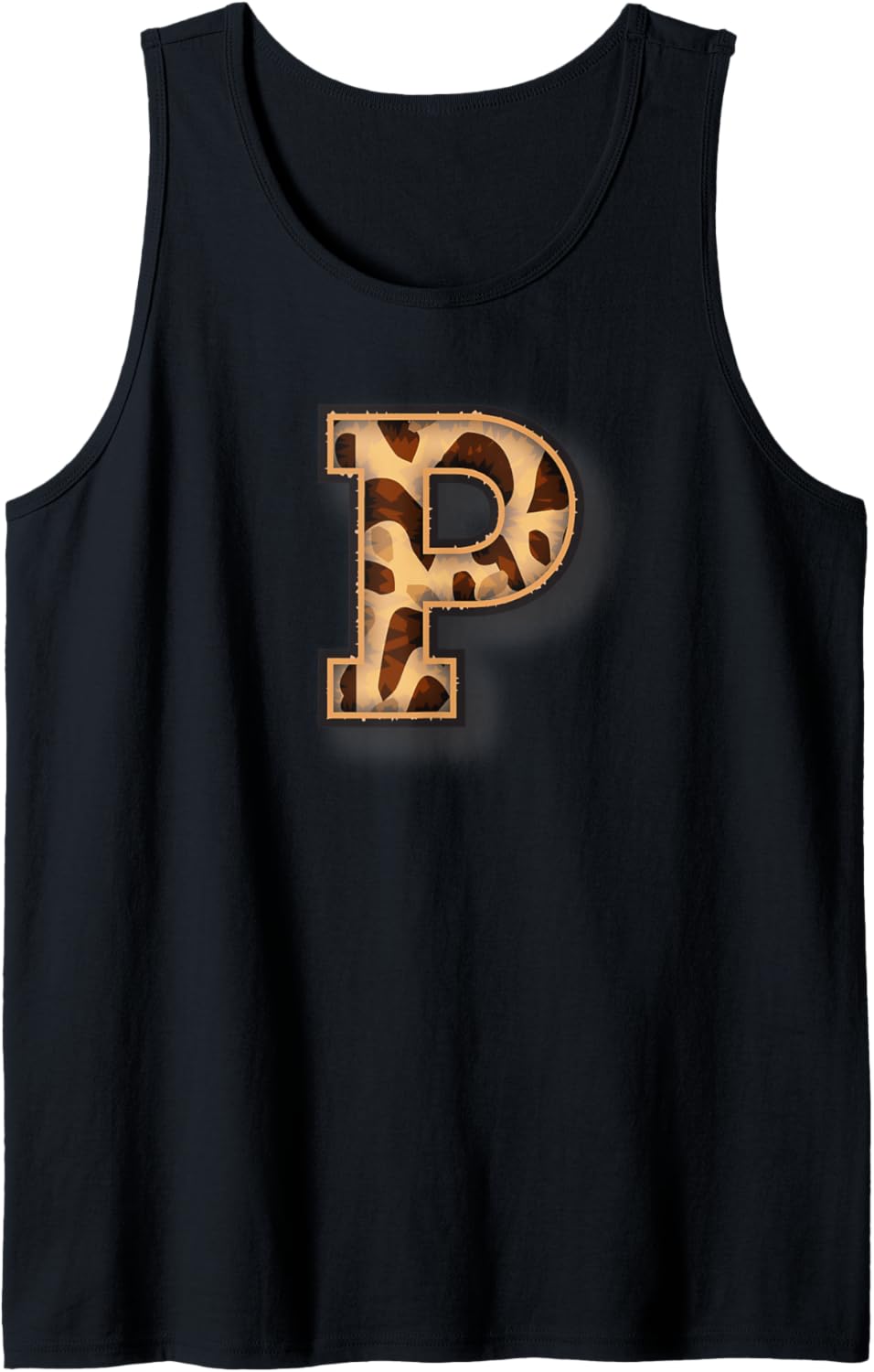 Cute Letter P Initial Name Leopard Cheetah Animal Print Tank Top Tank Top Viral TikTok Find Best Seller Look