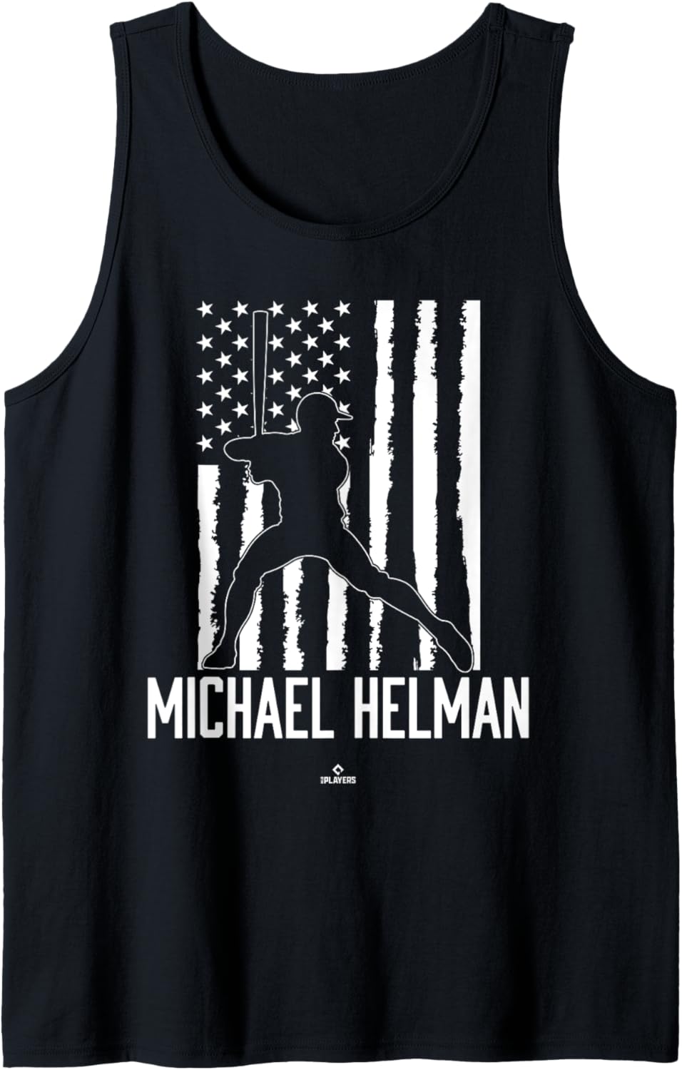 Distressed Flag Swing Michael Helman Prospect Baseball Fan Tank Top Tank Top | Perfect Gift Idea