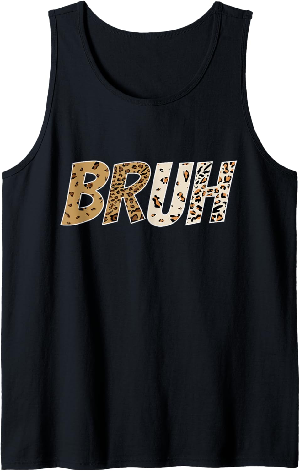 Leopard Cheetah Animal Print Tee Funny Bruh For Boys Girls Tank Top Tank Top High Search Demand Everyday Wear