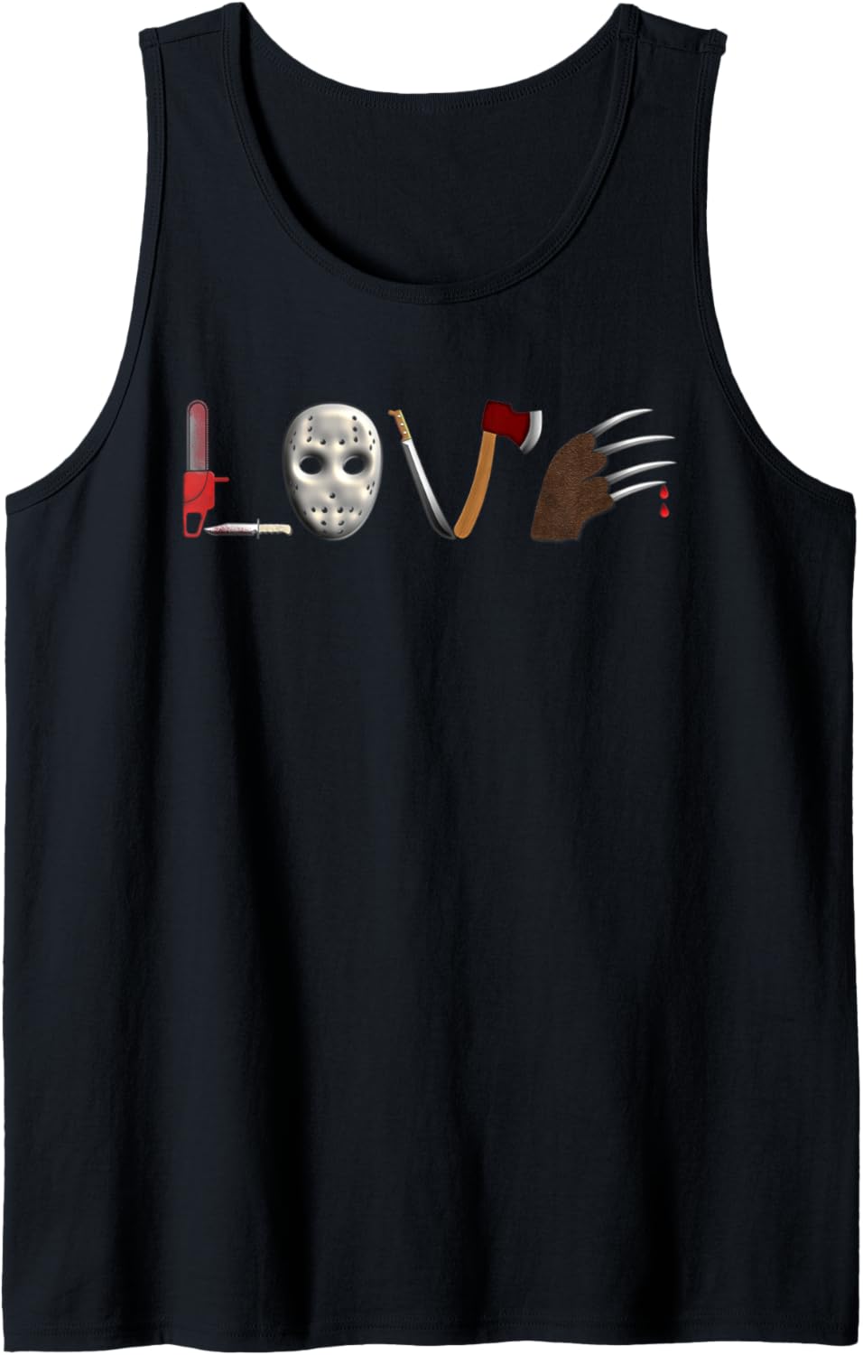 I love Horror Movies - Scary Movie Tank Top Tank Top | US Best Seller
