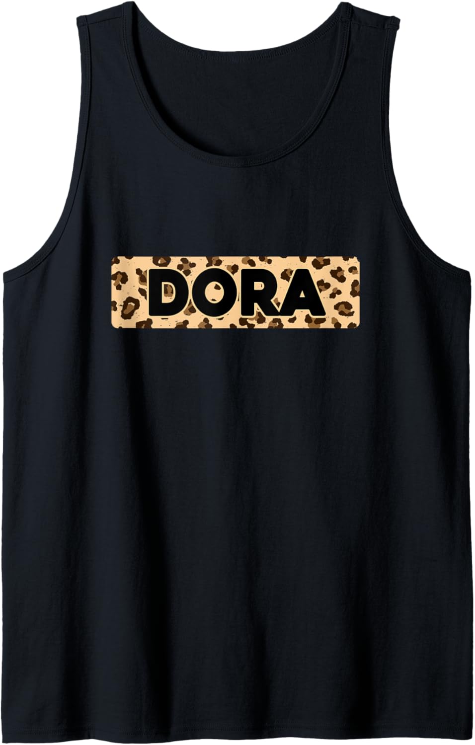 Funny Dora Leopard Print Personalized Name Dora Tank Top Tank Top Premium Print US Top Pick