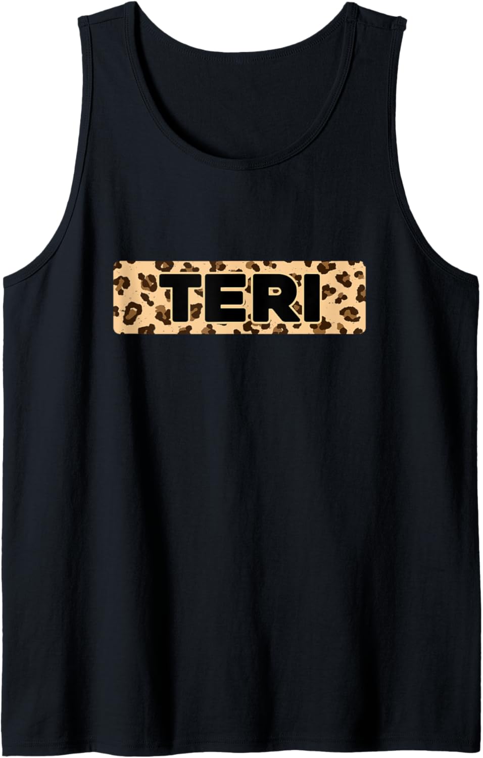 Funny Teri Leopard Print Personalized Name Teri Tank Top Tank Top Streetwear Style Best Seller Look