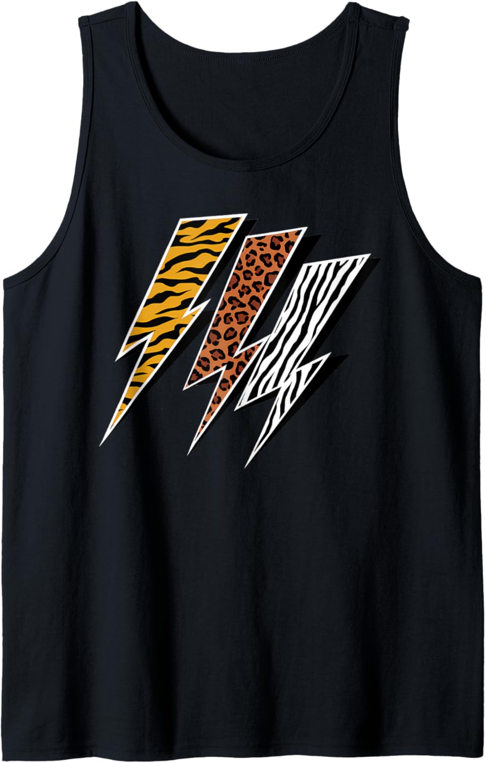 Leopard Tiger Cheetah Zebra Lightning Animal Wildlife Print Tank Top Tank Top Viral TikTok Find Fan Favorite