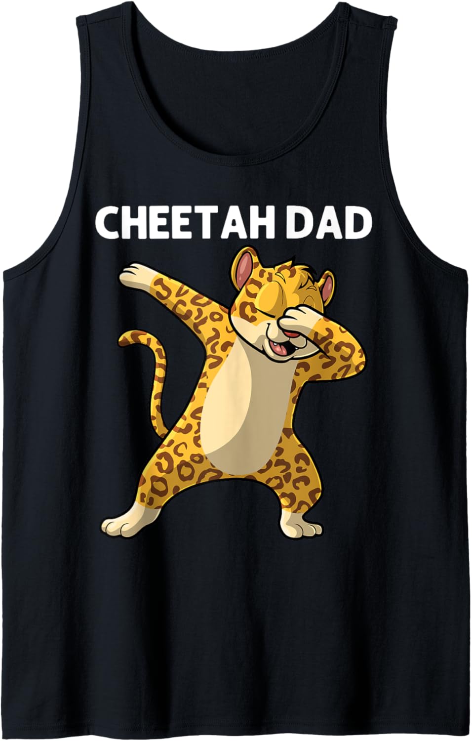 Cute Cheetah Design For Dad Father Cat Animal Cheetah Lovers Tank Top Tank Top Streetwear Style US Top Pick