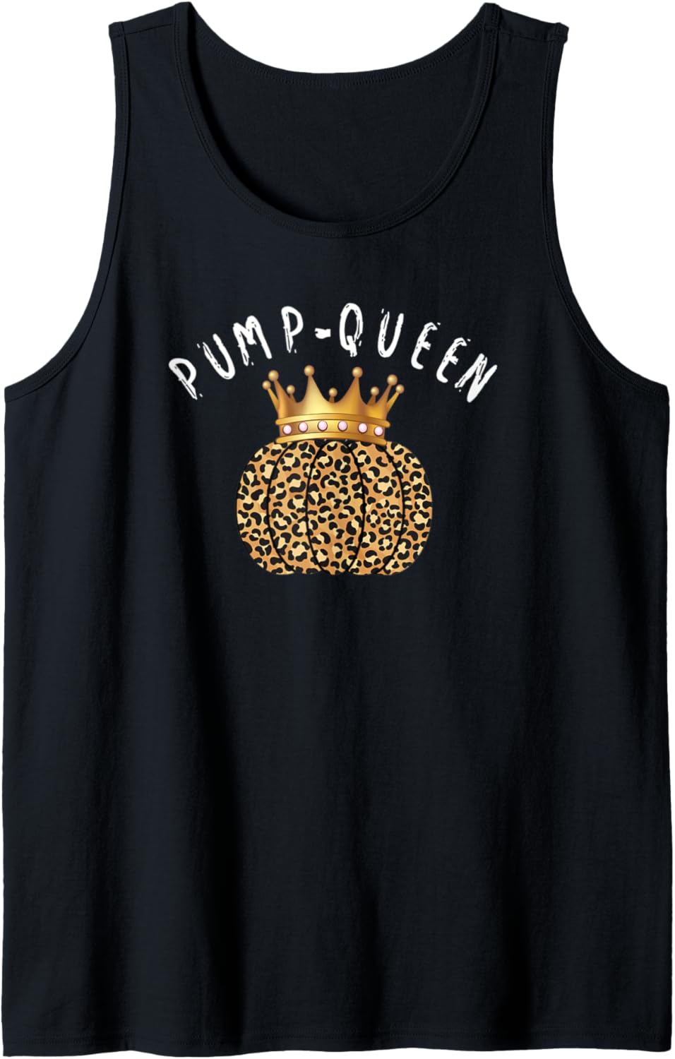 Funny Cheetah Print Pumpkin Queen Pajamas Halloween Costumes Tank Top Tank Top Trending US Fan Favorite