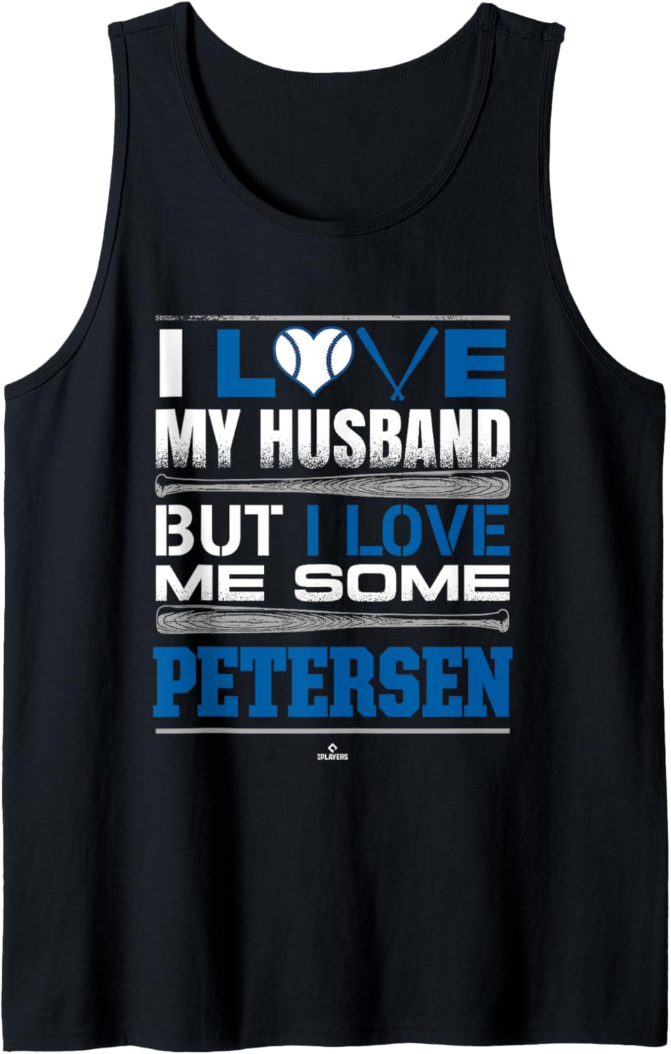 I Love My Husband Michael Petersen Los Angeles Baseball Tank Top Tank Top | US Best Seller
