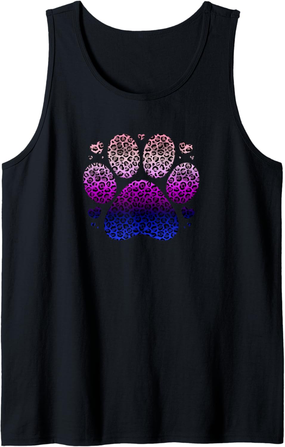Genderfluid Leopard Cat Paw Print Cheetah Pattern Pride Tank Top Tank Top Comfort Fit Hot Right Now