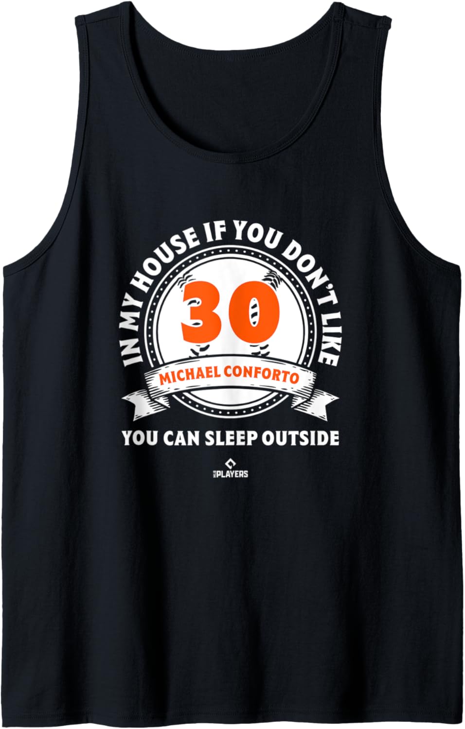 In My House Michael Conforto MLBPA Baseball Player Tank Top Tank Top | Premium Quality