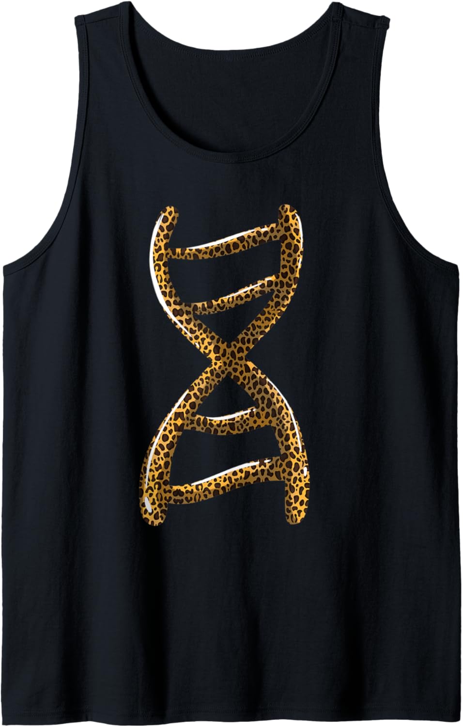 Funny Leopard Print DNA Helix Cute Molecular Biology Gift Tank Top Tank Top Viral TikTok Find Best Seller Look