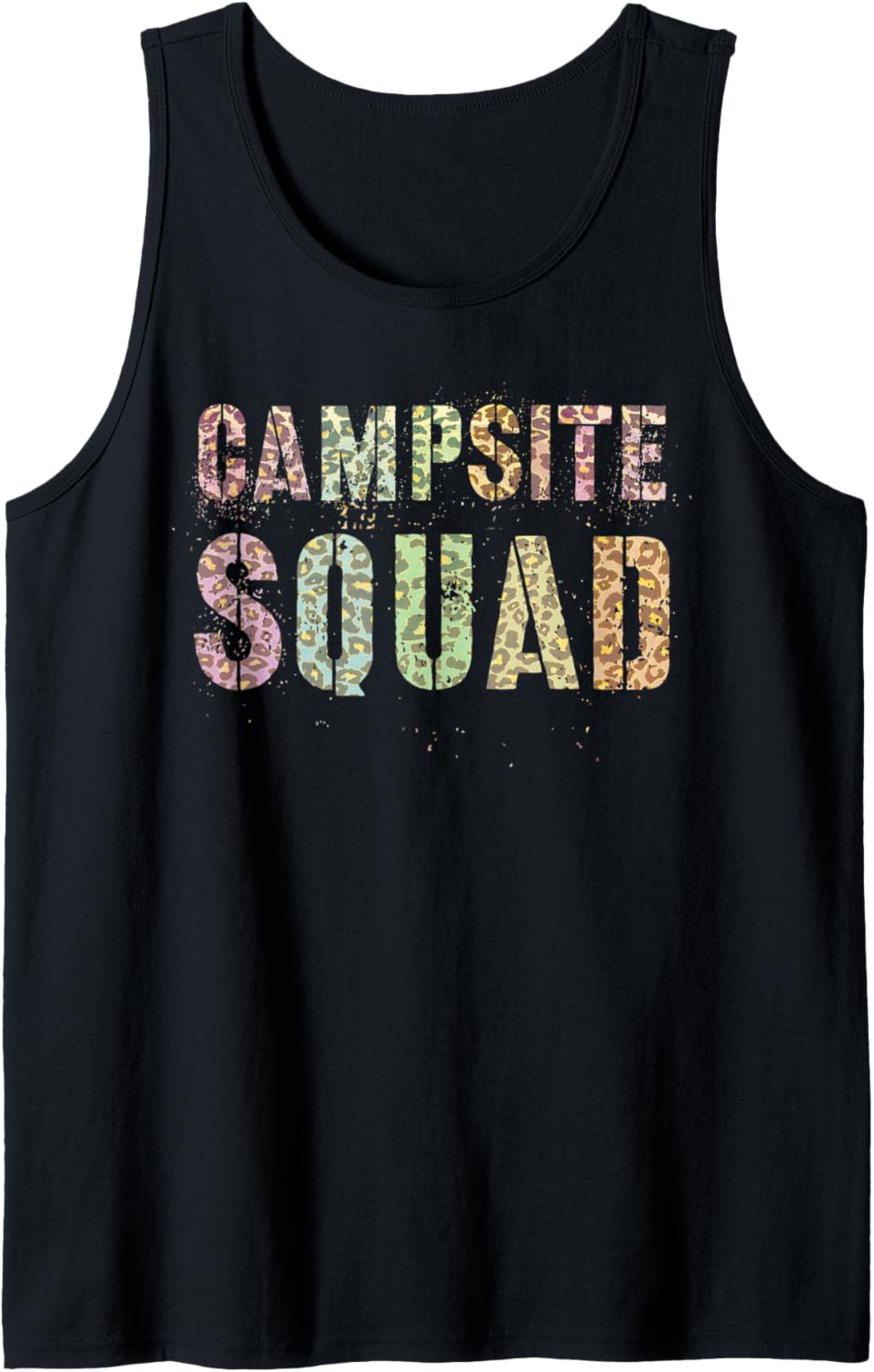 CAMPSITE SQUAD Leopard Print Summer Counselor Teacher Team Tank Top Tank Top Streetwear Style Hot Right Now
