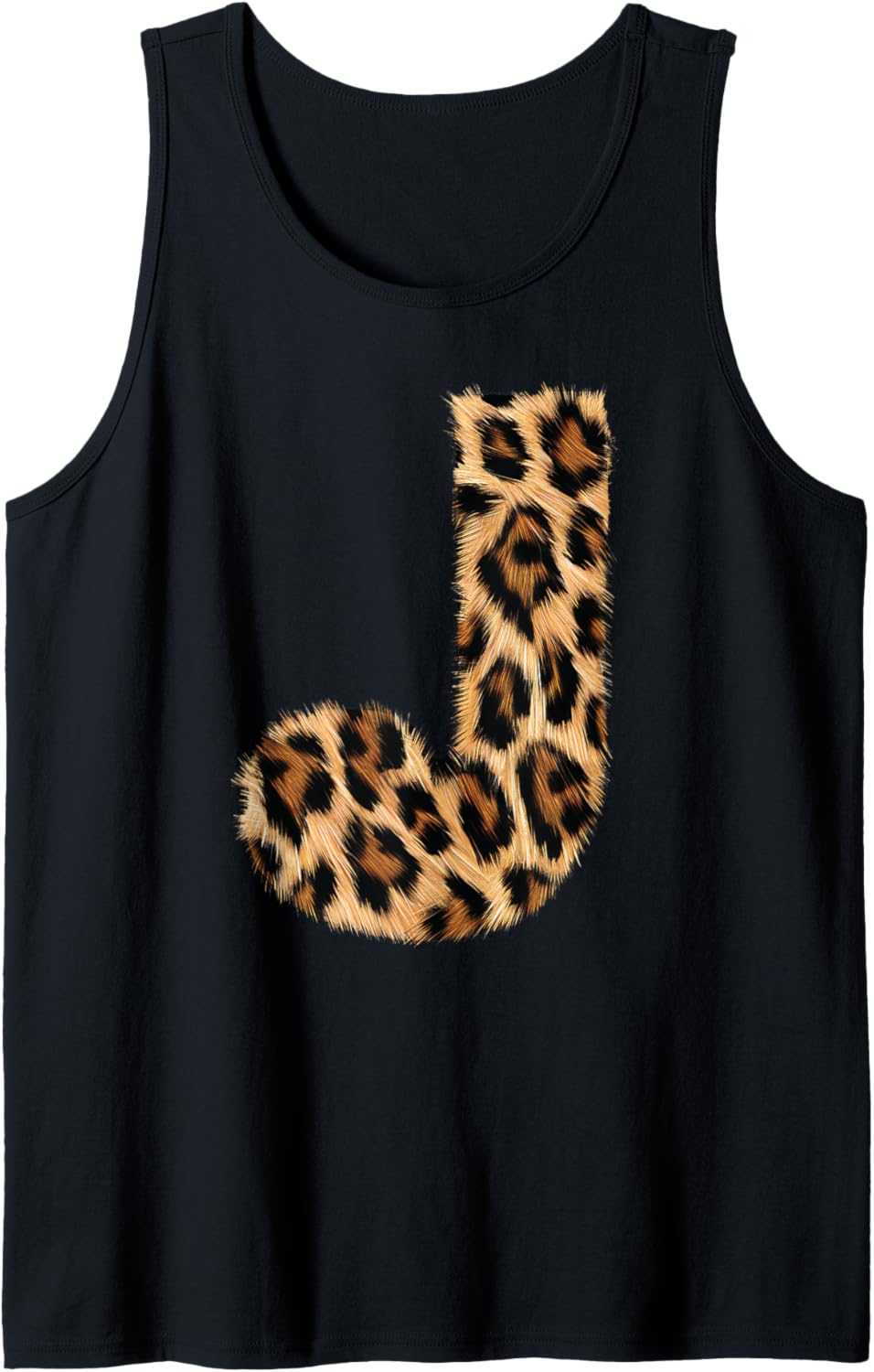 Letter J Cheetah Leopard Initial Print Name Zebra Matching Tank Top Tank Top High Search Demand Best Seller Look