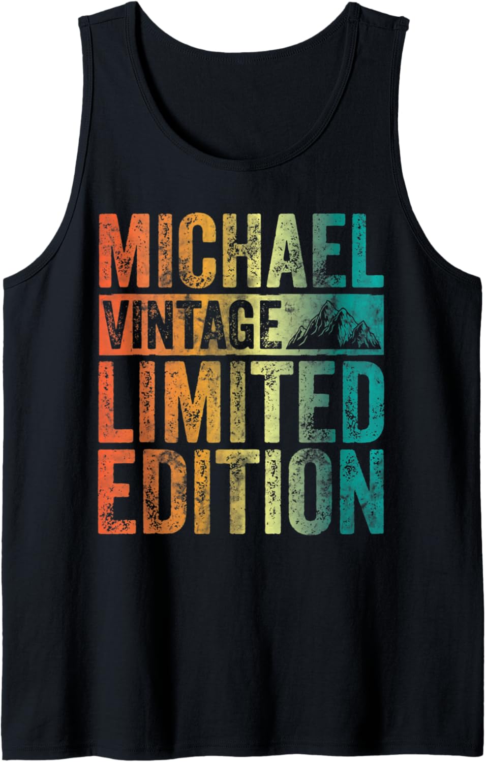Personalized Name Shirt Michael Vintage Limited Edition Tank Top Tank Top | Everyday Casual Wear