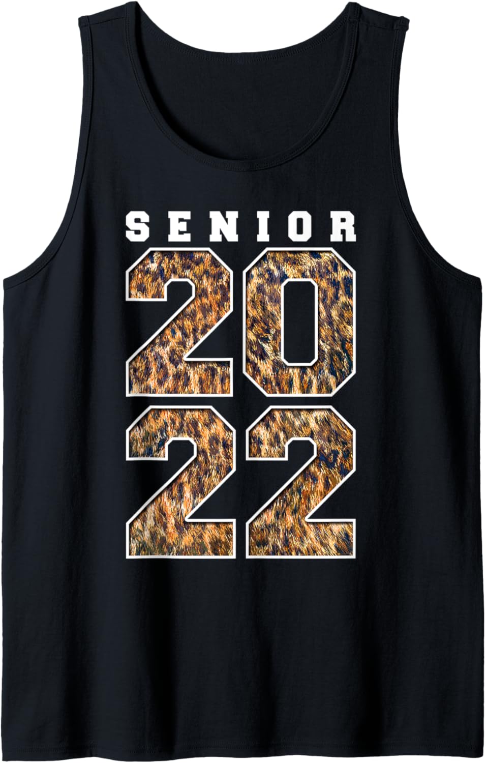 Leopard Cheetah Fur Print Senior Class Of 2022 Tank Top Tank Top High Search Demand Gift Ready