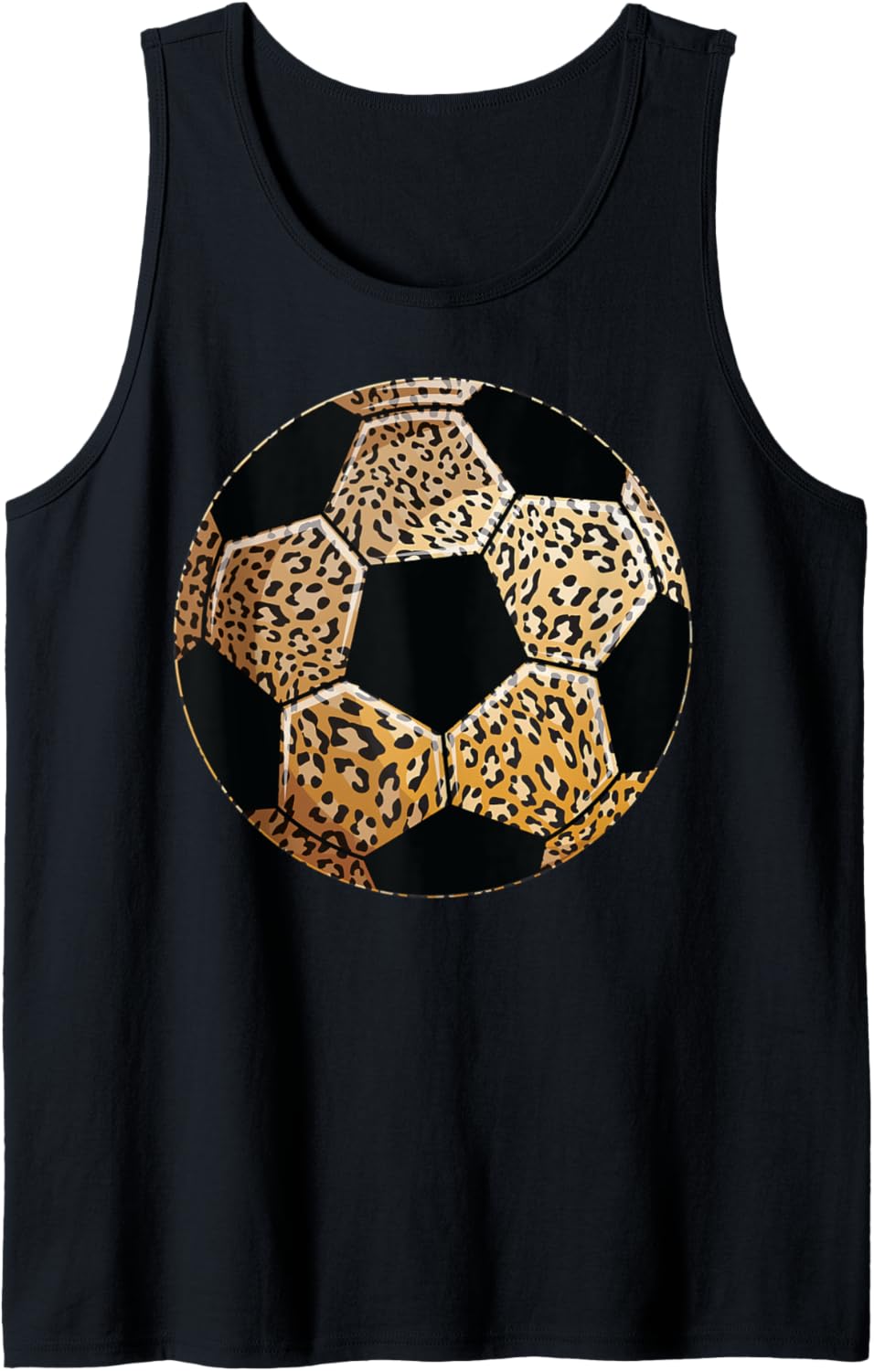 Funny Leopard Print Soccer Gift Cool Wild Animal Athletes Tank Top Tank Top Streetwear Style Hot Right Now