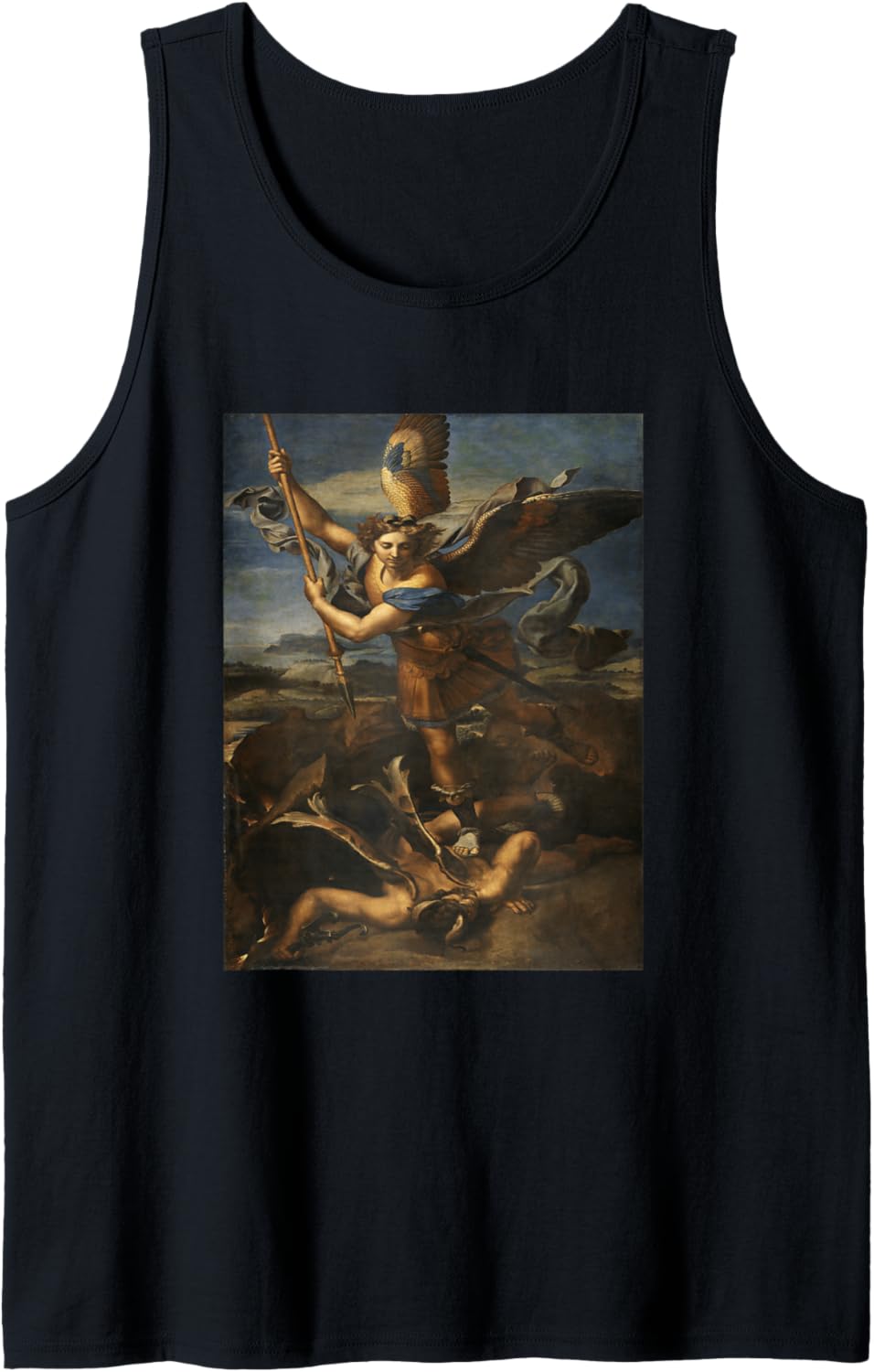 Raphael's Saint Michael Vanquishing Satan Tank Top Tank Top | Viral Streetwear Style