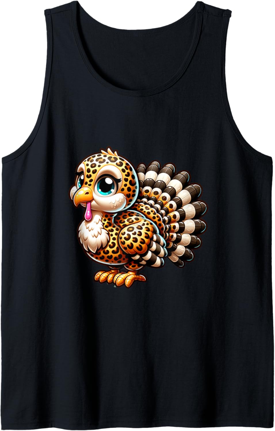 Cute Cheetah Leopard Turkey Thanksgiving For Kids Boys Girls Tank Top Tank Top High Search Demand Fan Favorite