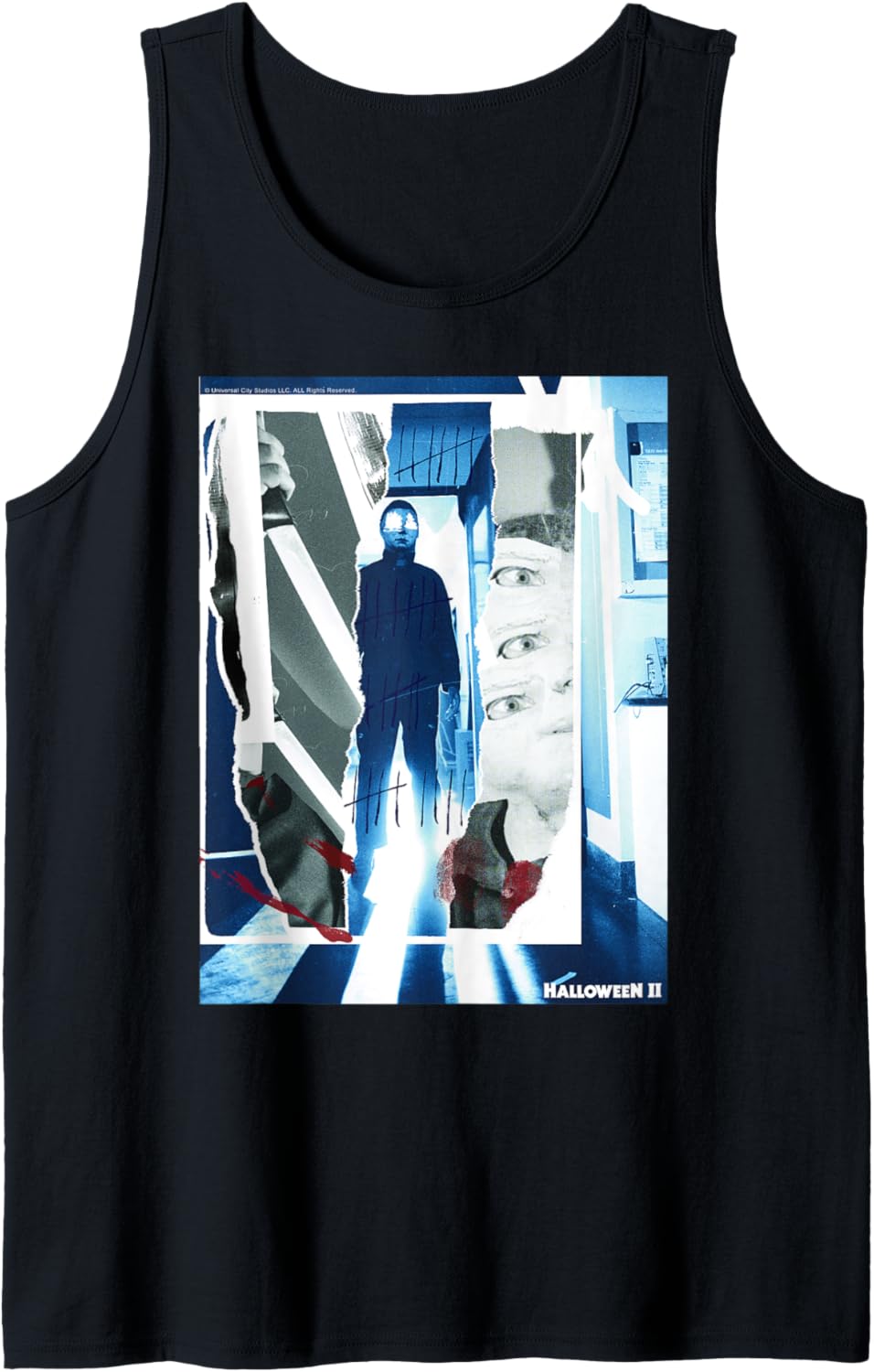 Halloween 2 Pop Art Michael Myers Poster Tank Top Tank Top | Viral Streetwear Style