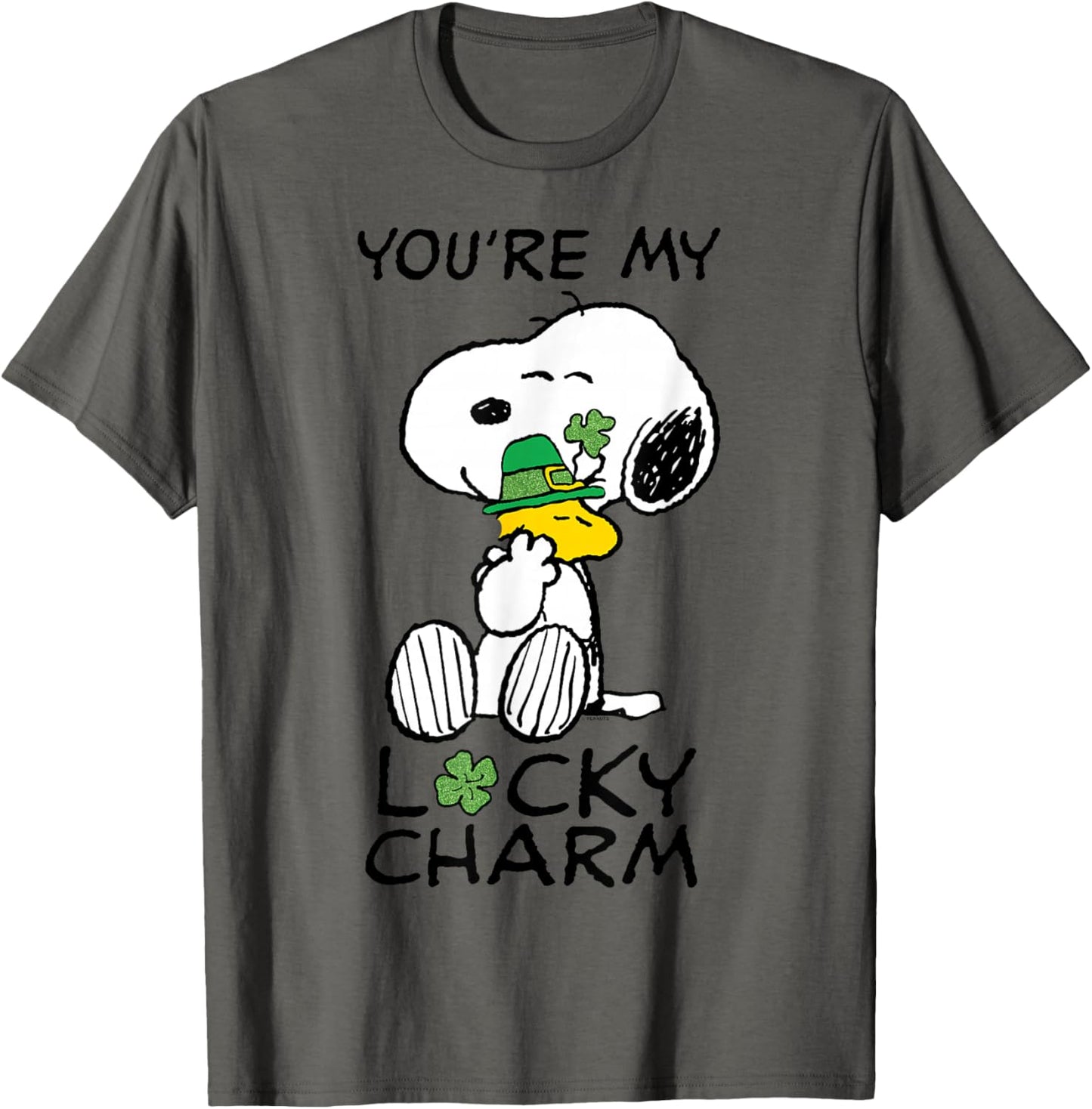 Peanuts St. Patrick's Snoopy Lucky Charm Clover Apparel | Trending 2025