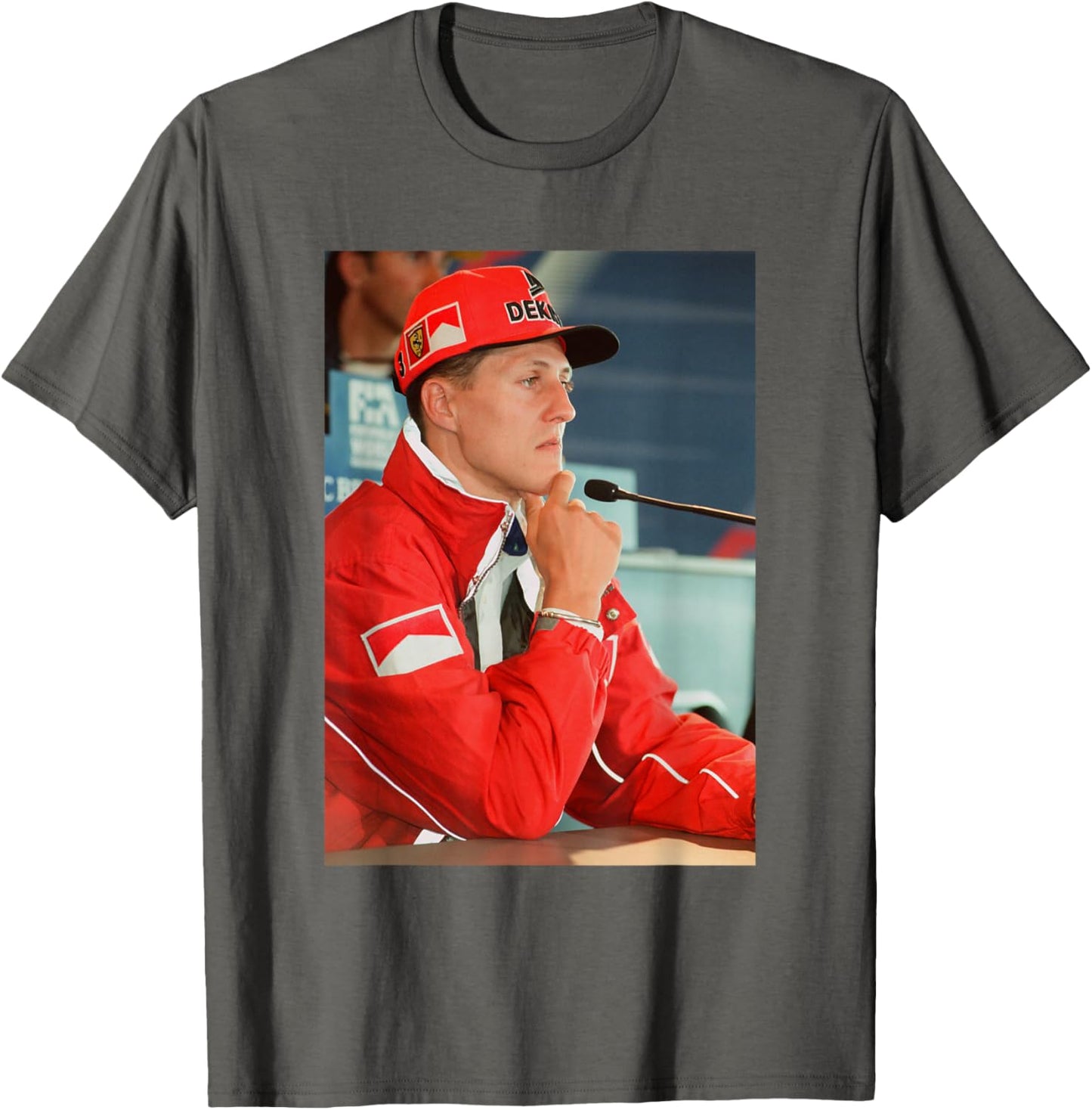 Michael Schumacher at Silverstone GP Motor Racing Driver Apparel | Everyday Casual Wear