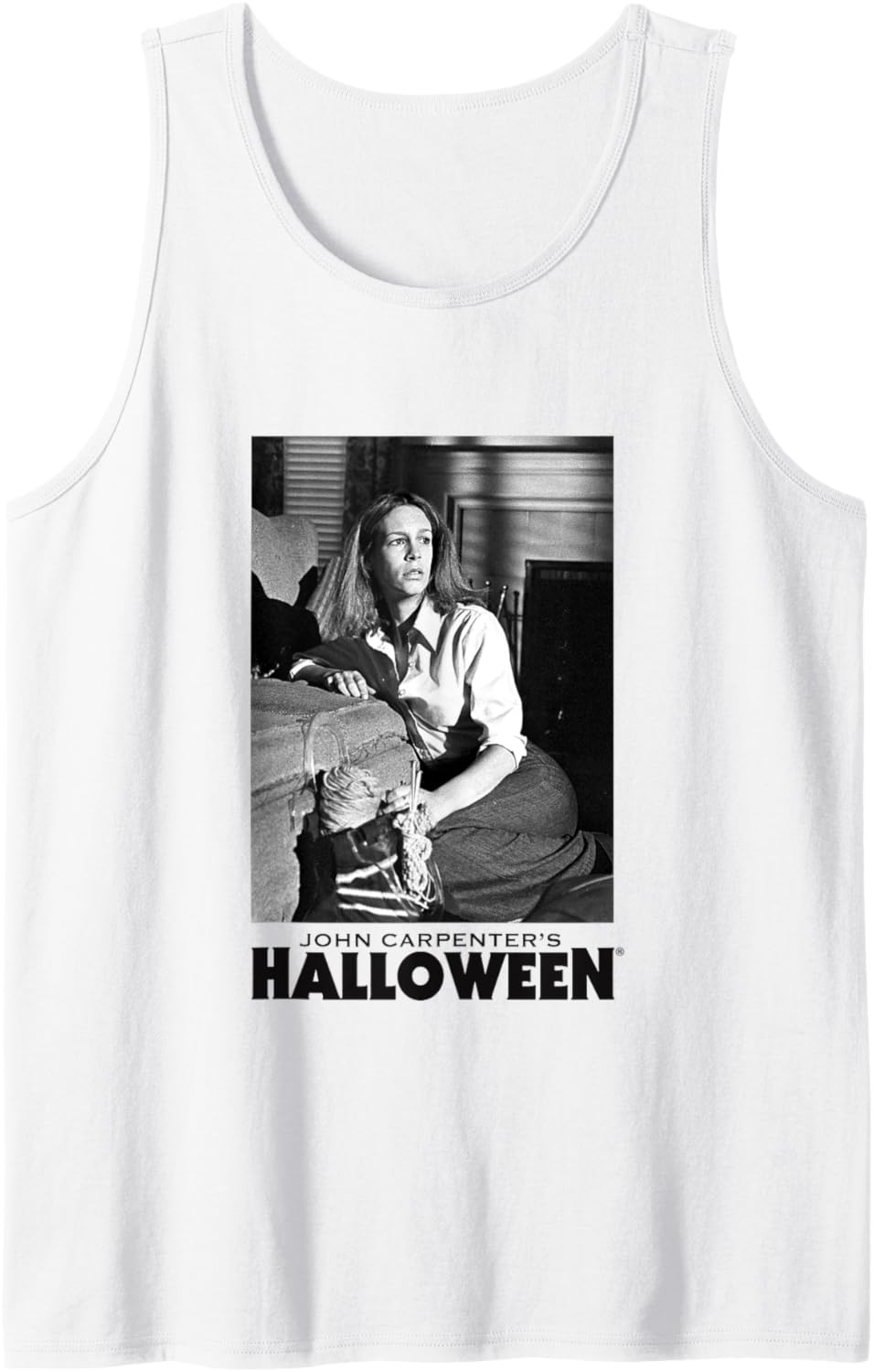 Halloween Laurie Strode Hiding From Michael Tank Top Tank Top | Perfect Gift Idea