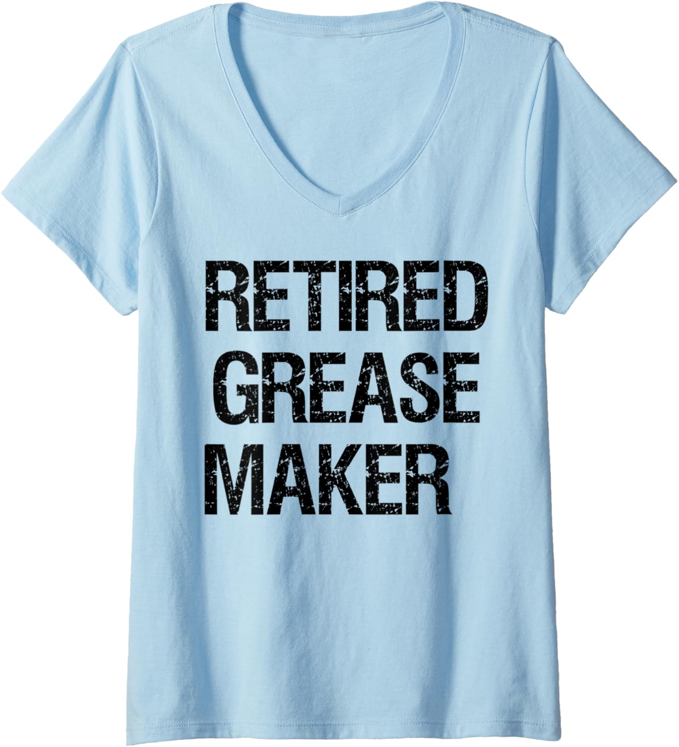 Womens Retired Grease Maker V-Neck Apparel | Best Seller Pick | Aesthetic Fit