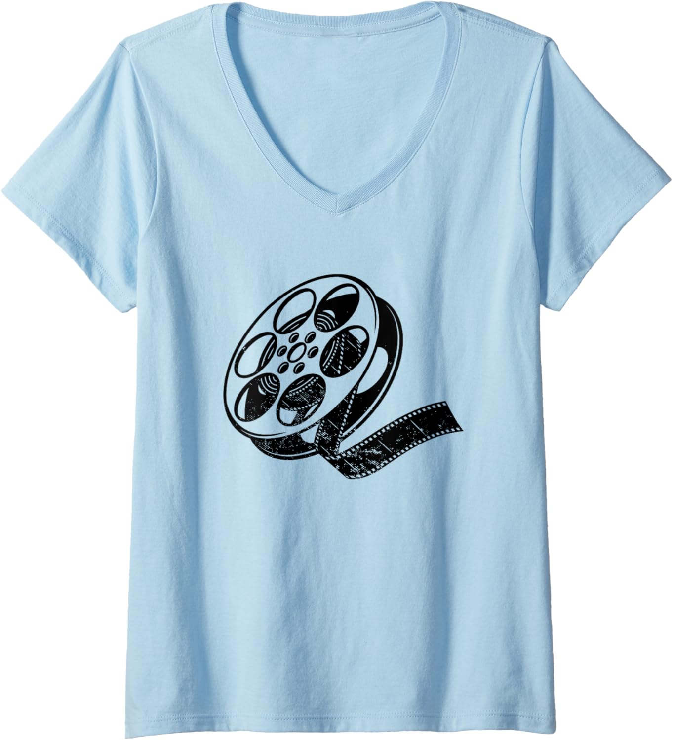Movie Film Roll Filmmaker Movie Maker Film Director V-Neck Apparel | Trending 2025 | Comfort Daily Wear