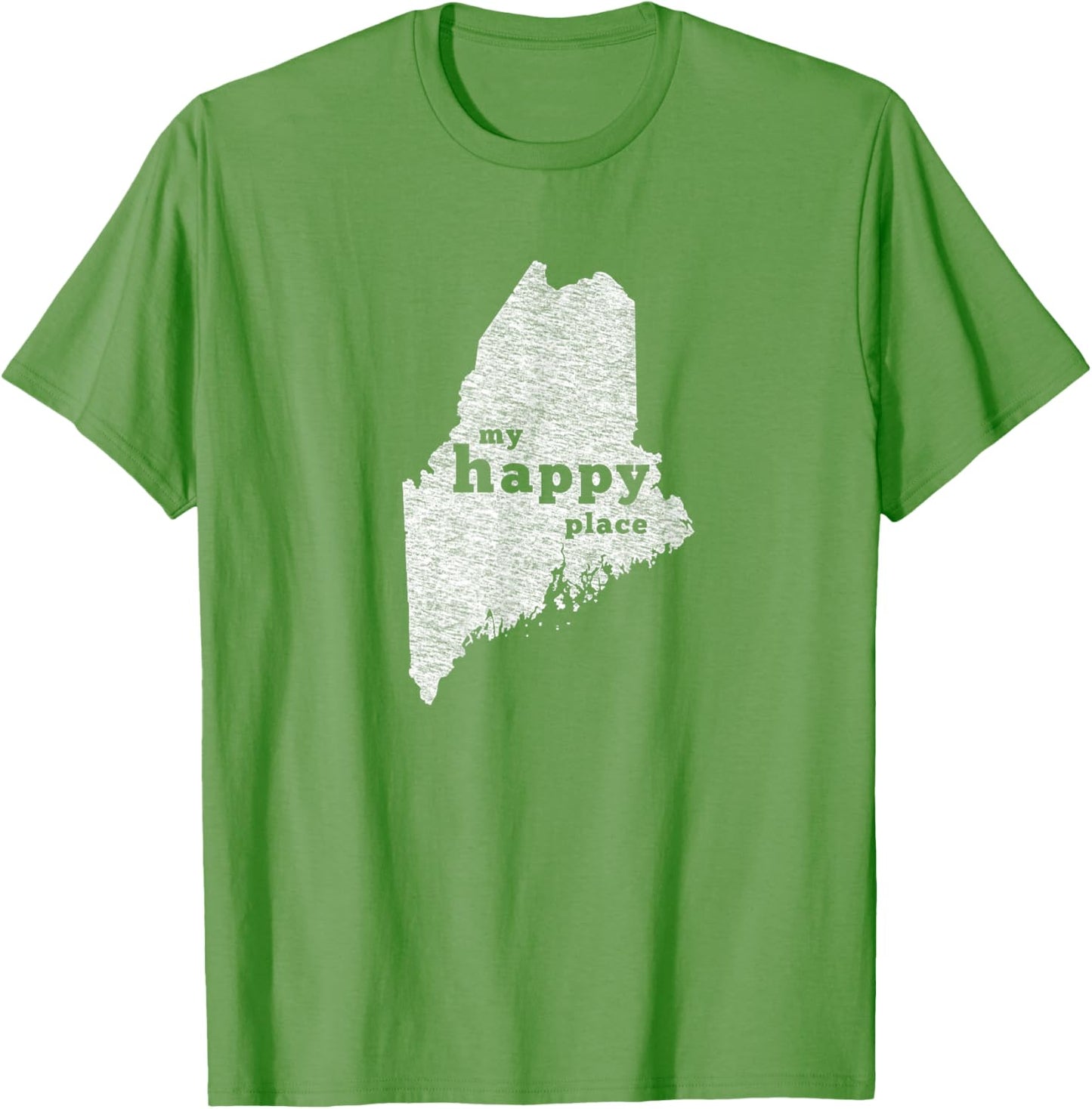 Maine T-Shirt Distressed My Happy Place Tee T-Shirt | Trending 2025 | Perfect Gift Choice