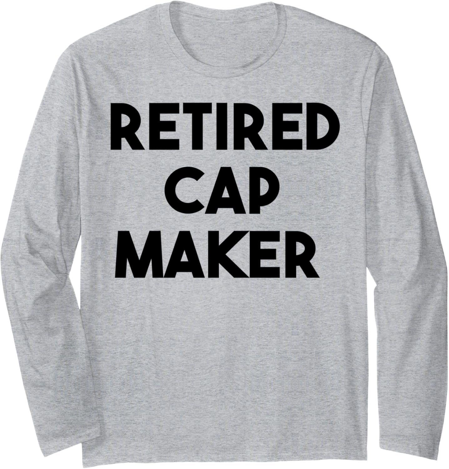 Retired Cap Maker Long Sleeve Apparel | Trending 2025 | Aesthetic Fit