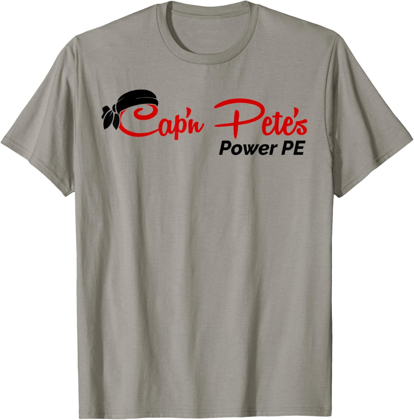 Cap'n Pete's Power PE Web Logo- Large Center Placement Apparel | Trending 2025 | Daily Wear Essential