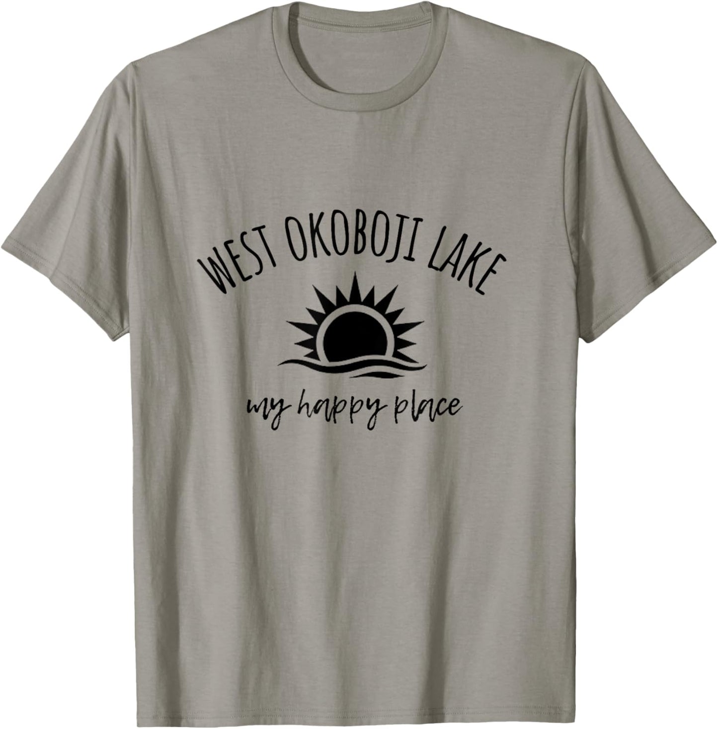 West Okoboji Lake My Happy Place IA Boating Fishing Camping Apparel | High Search Volume | High CTR Boost