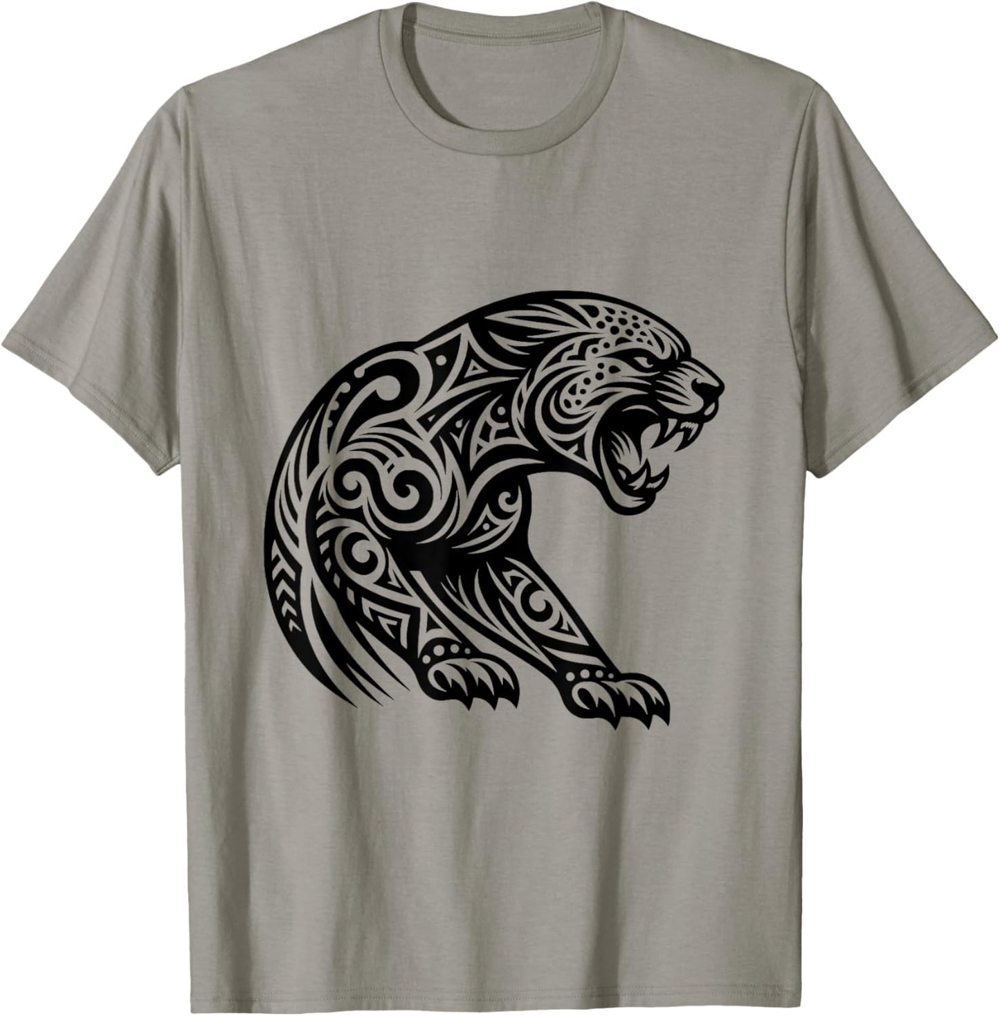 Growling Cheetah Polynesian Tribal Maori Pattern Ornamental Apparel Comfort Fit Fan Favorite